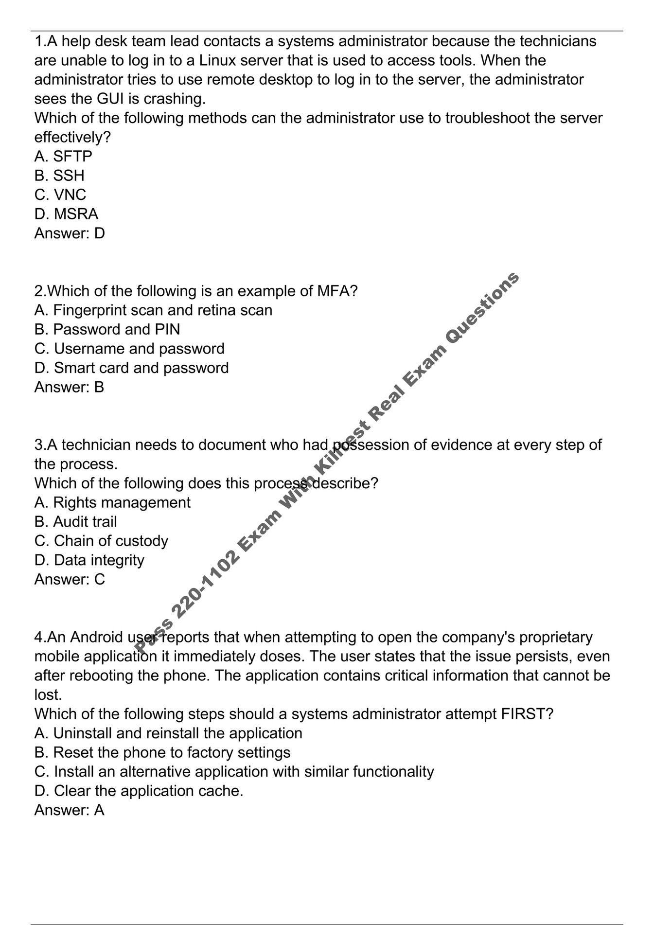 220-1102 Latest Exam Labs