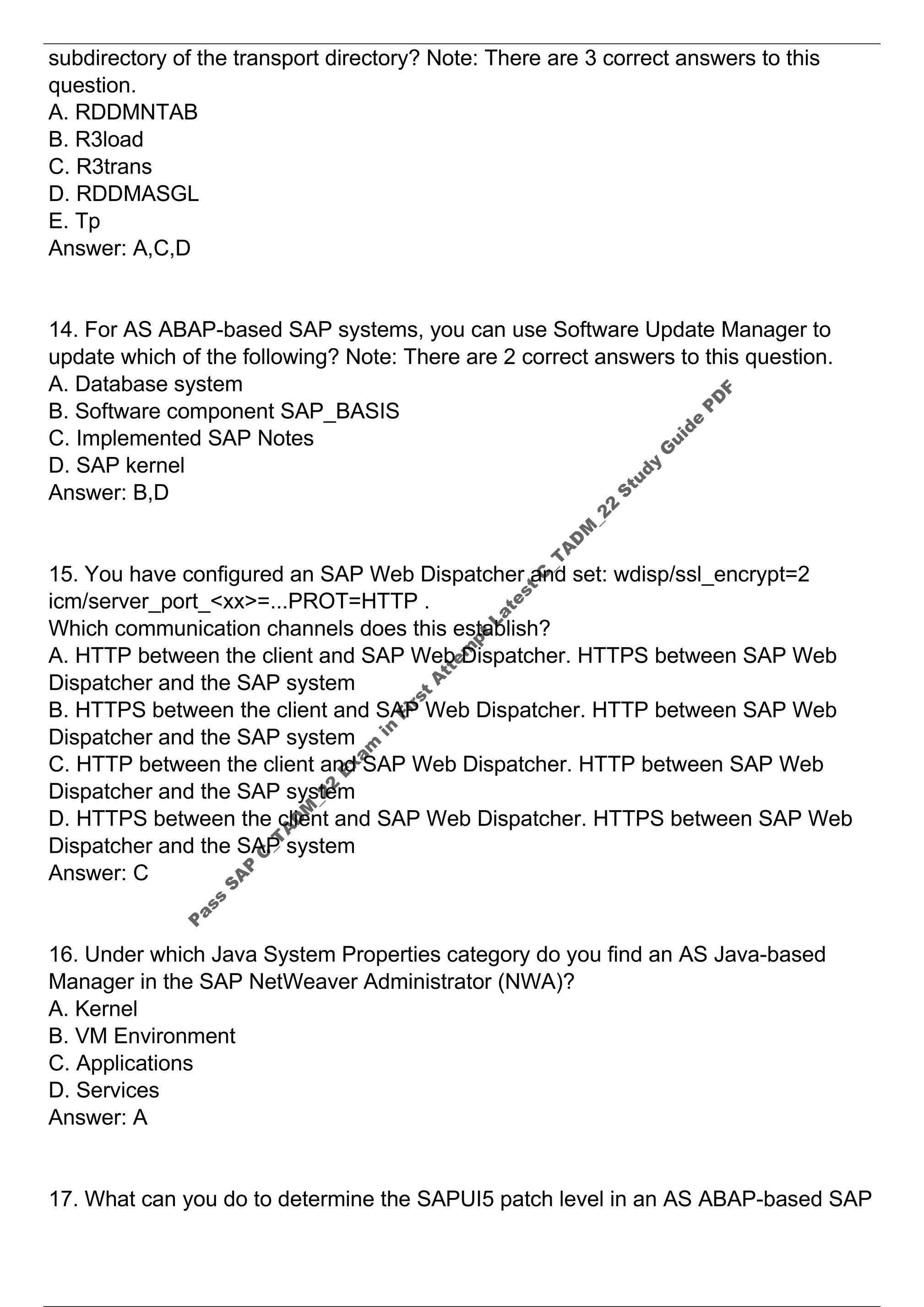 New APP C_TADM_22 Simulations