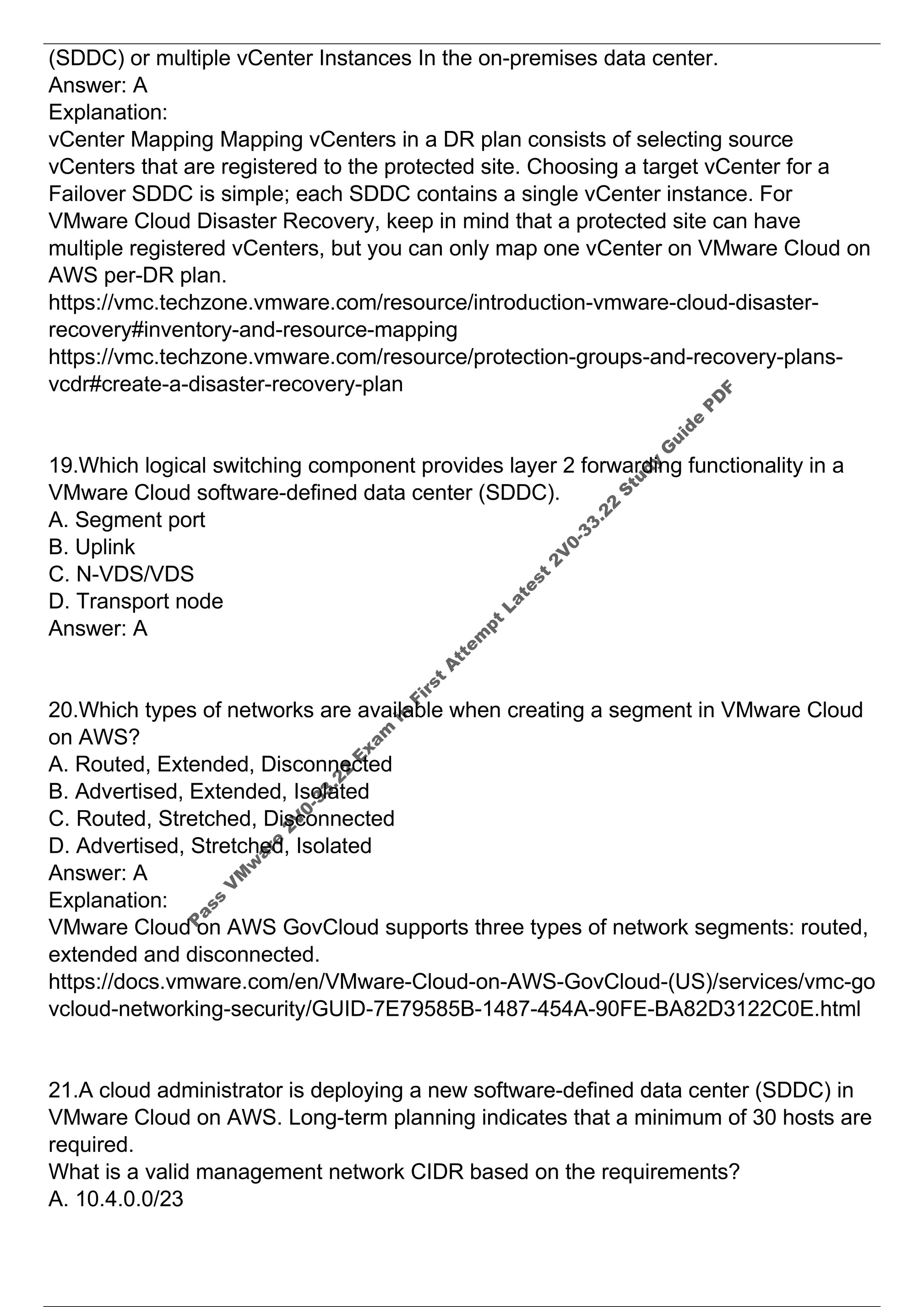 2V0-33.22 Test Questions Vce