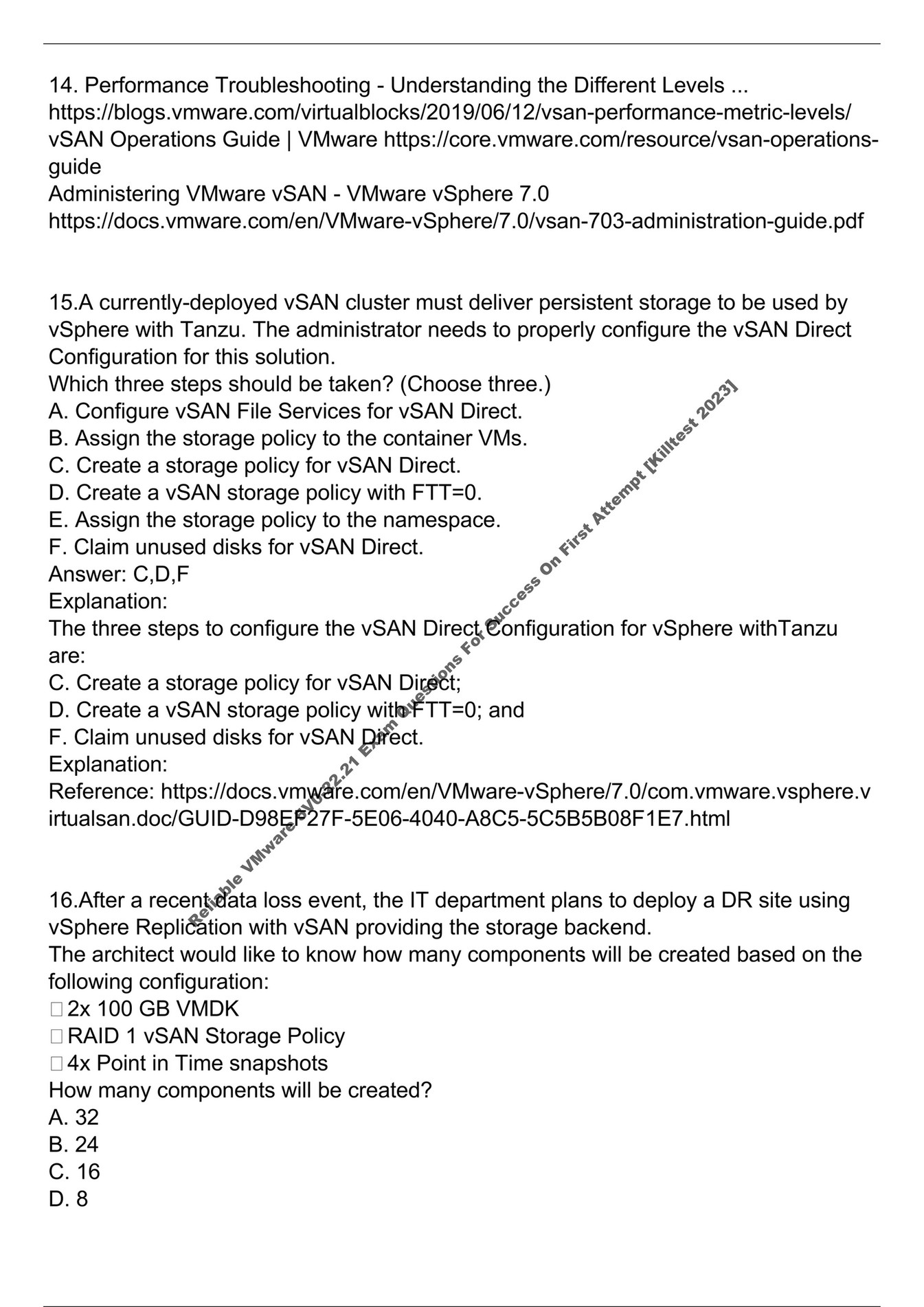 Killtest - Reliable VMware 5V0-22.21 Exam Questions For Success On First  Attempt [Killtest 2023] - Page 1 - Created with Sns-Brigh10