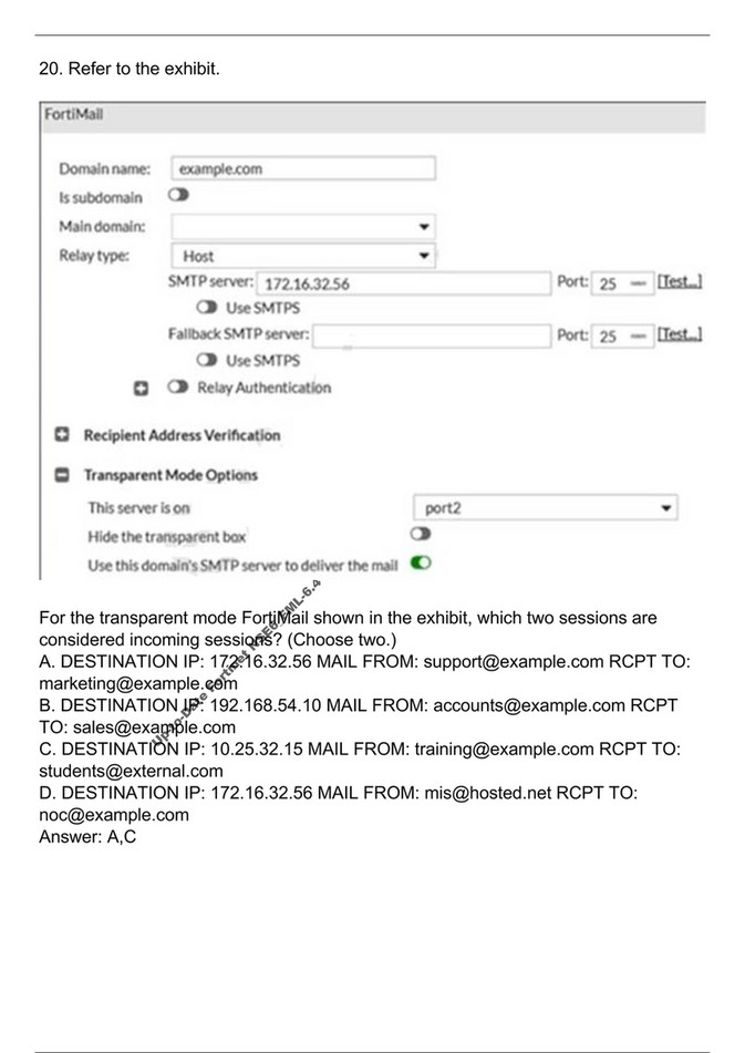 NSE6_FML-6.4 Test Questions Vce