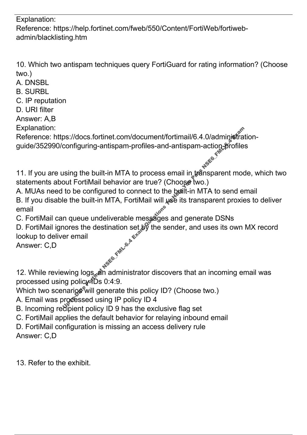 NSE6_FML-6.4 Reliable Test Review