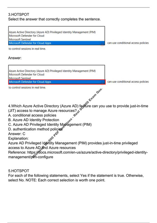 Sample SC-900 Questions