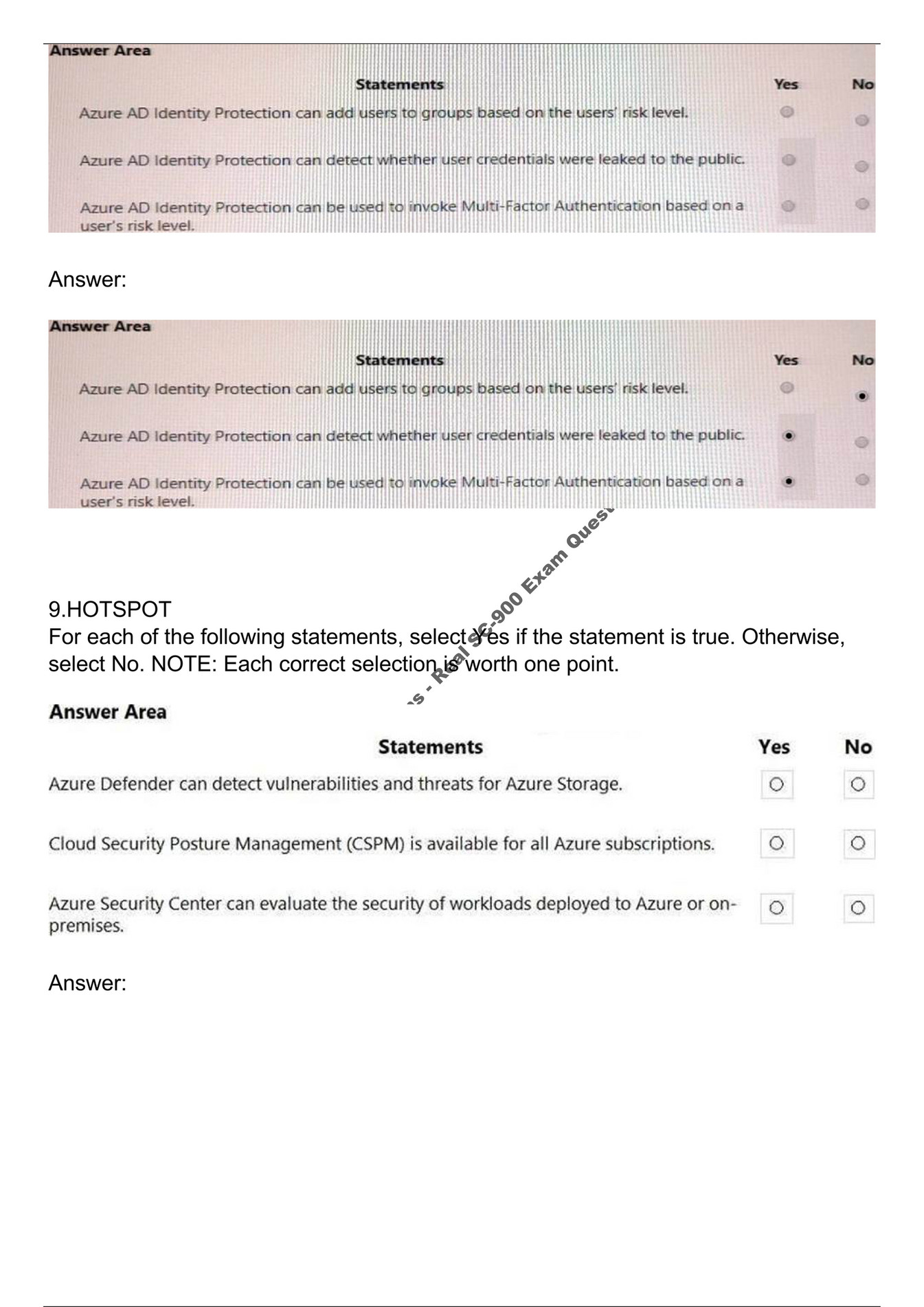 Standard SC-900 Answers