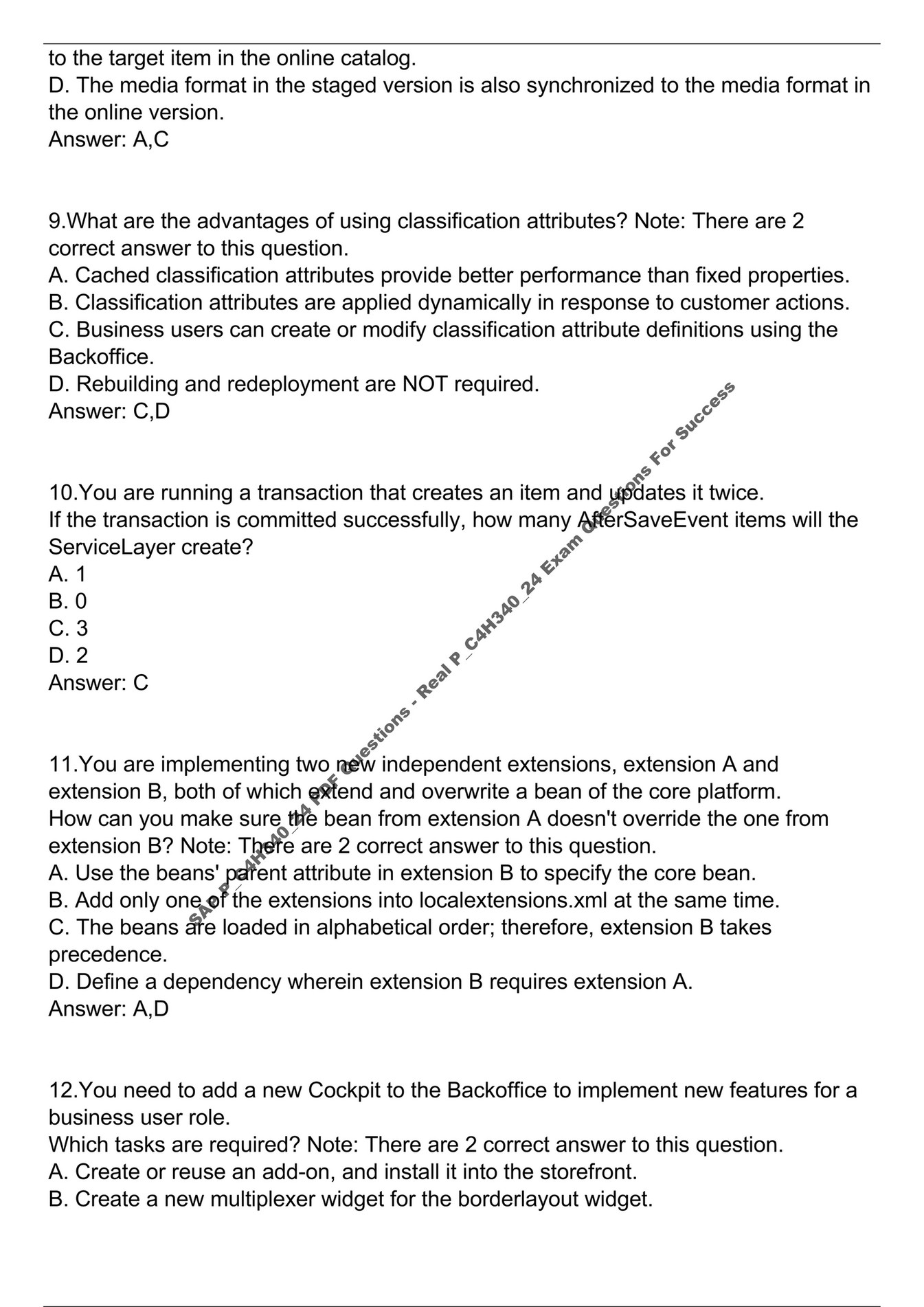 New P_C4H340_24 Exam Online