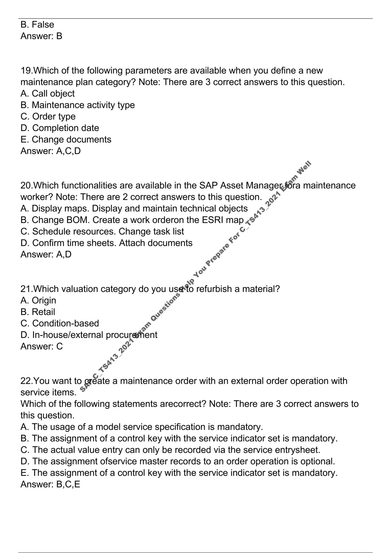 Exam Dumps C_TS413_2021 Demo