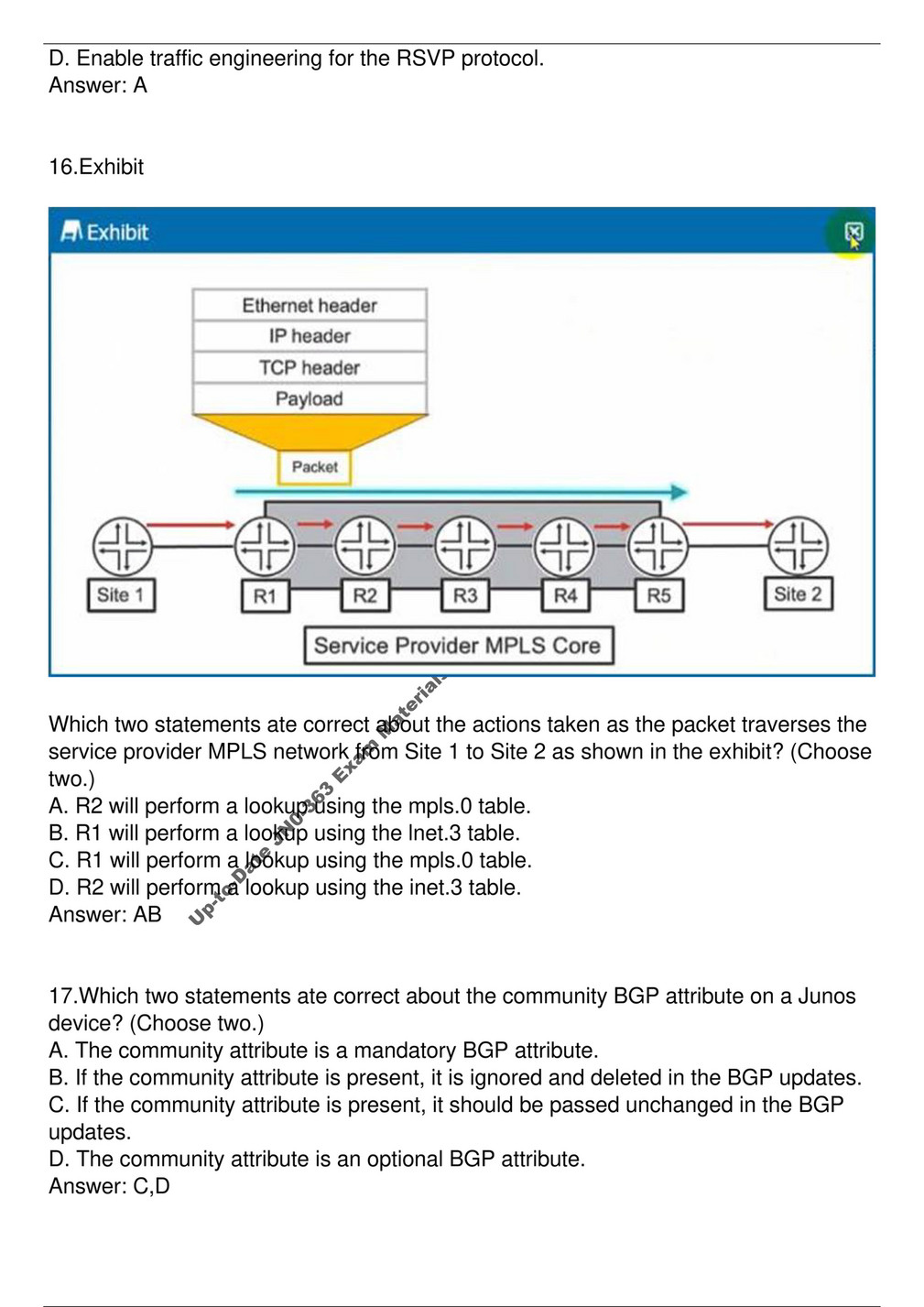 JN0-363 Vorbereitungsfragen