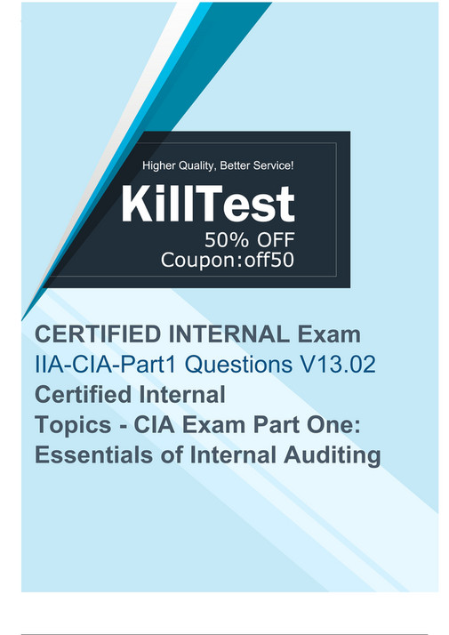 IIA-CIA-Part2 Prüfungs