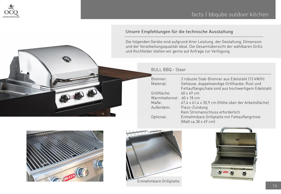 Heat Style Com 2018 Outdoor Kuechen Ocq Broschuere Seite 16 Created With Publitas Com
