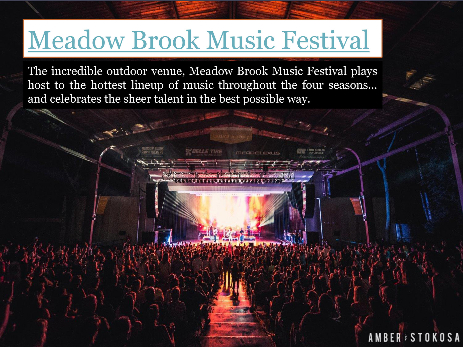 Meadow Brook Amphitheatre Meadow Brook Music Festival Page 1