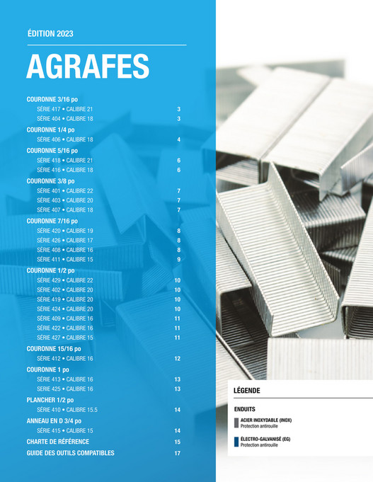 10 000 Agrafes Couronne Senco 20GA 1/2 X 3/8 - F06BAA