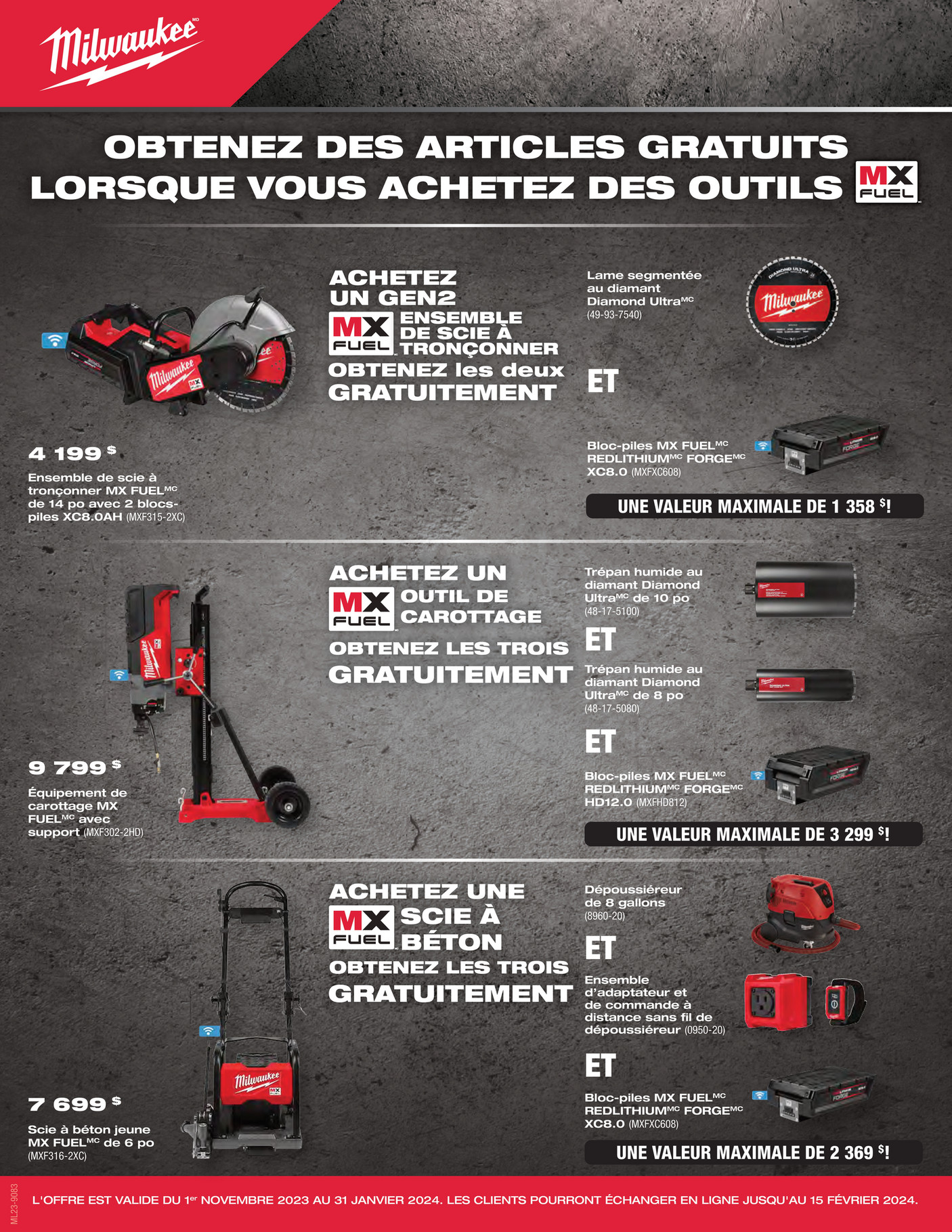 PREMIER outils PRO PREMIER outils PRO Milwaukee Ebates MXFuel (En