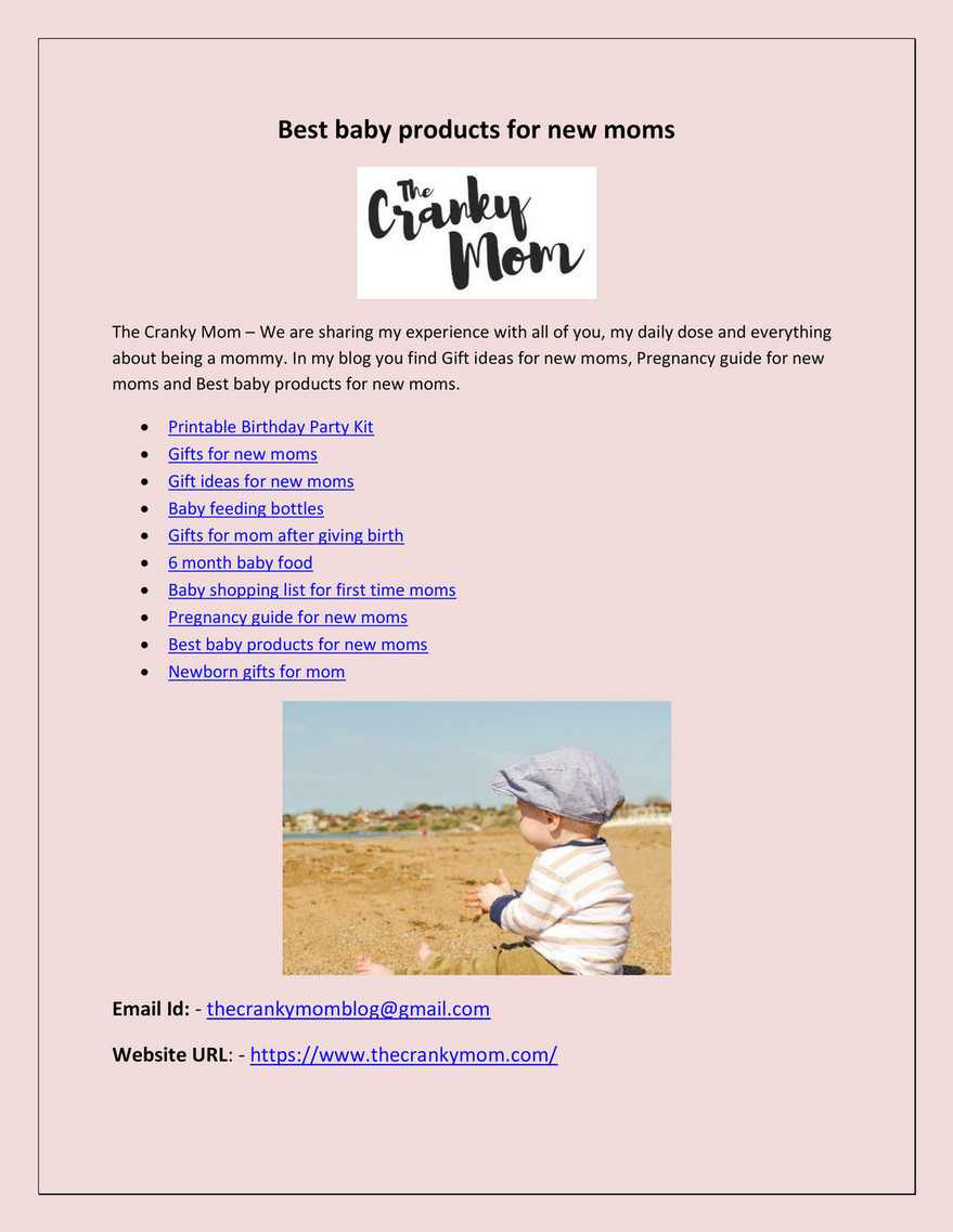 best website for baby products