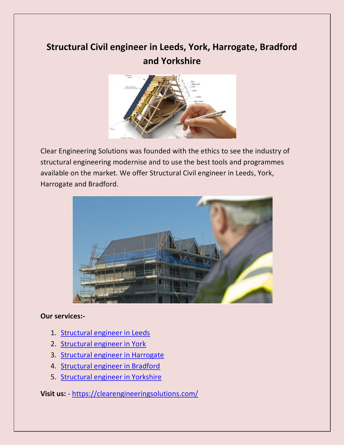 bangupproduct Structural Civil engineer in Leeds, York, Harrogate