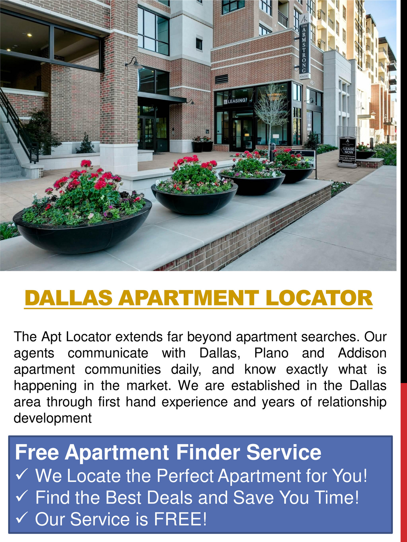 Dallas Apartment Locator Dallas Apartment Locator Page 1 Created