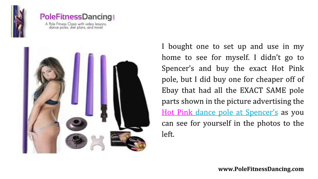 My publications - Hot Pink Spencer Pole Dancing Pole Review - Page 7