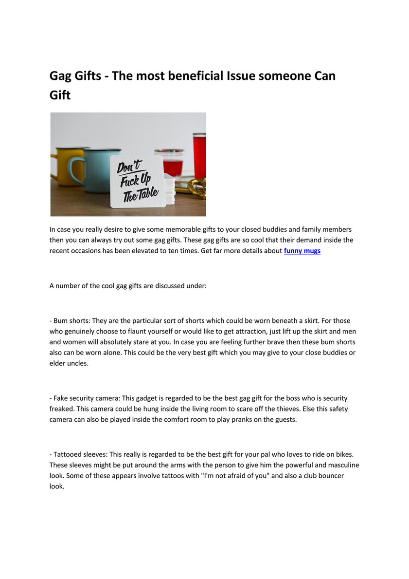 gag gift website