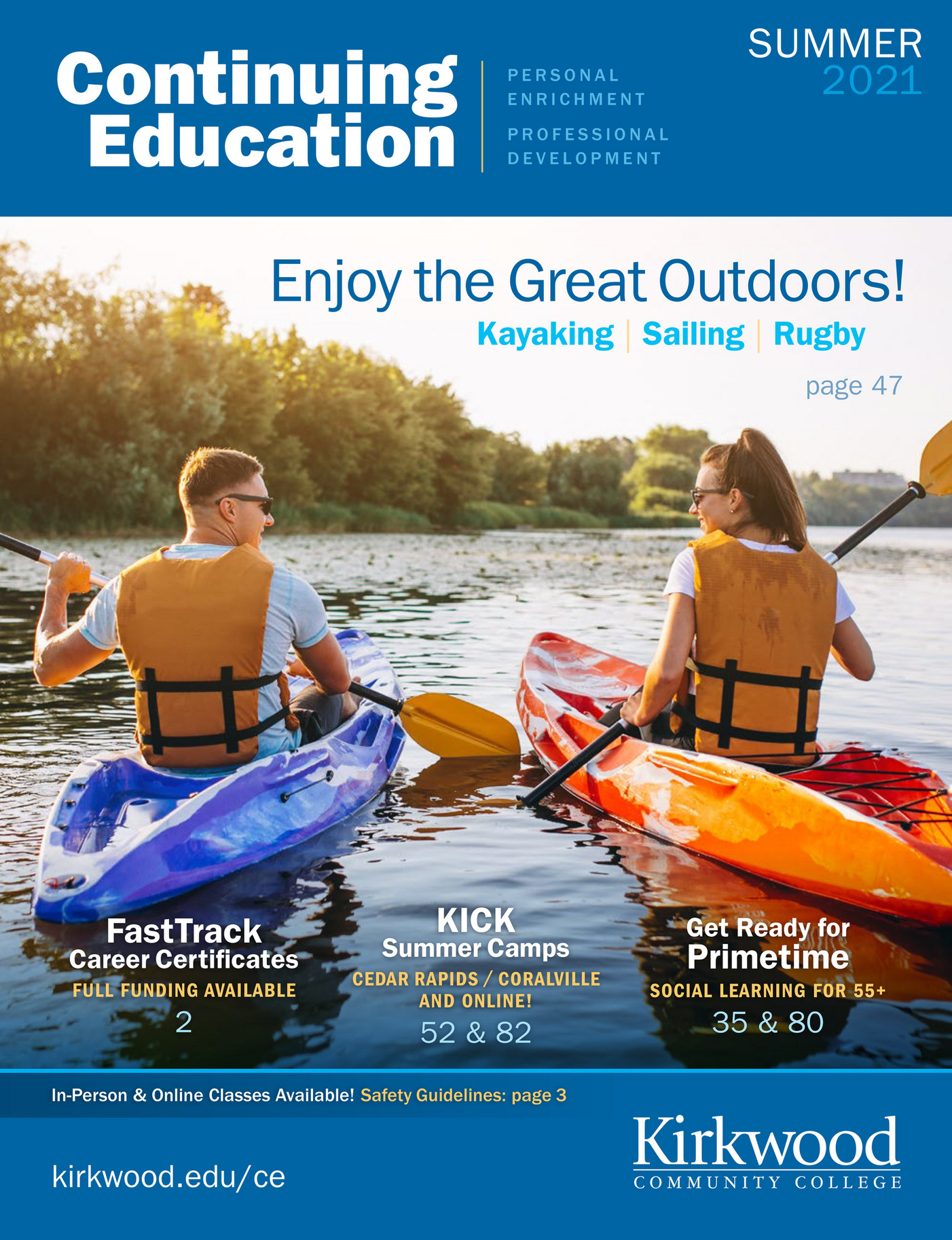 Kirkwood Continuing Education Brochure Summer 2021 Page 6 7 3272