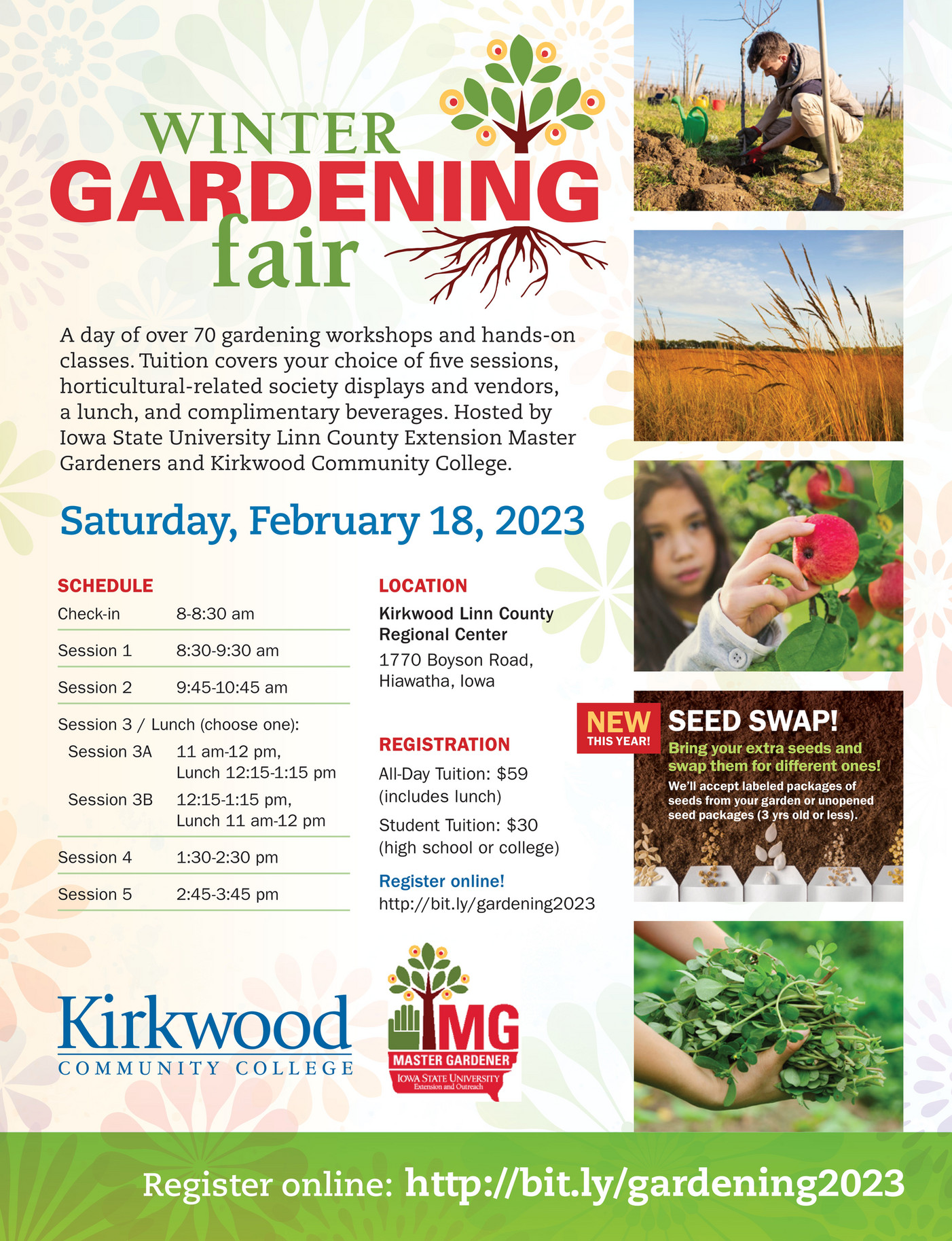 Kirkwood Community College Winter Gardening Fair 2023 Page 1