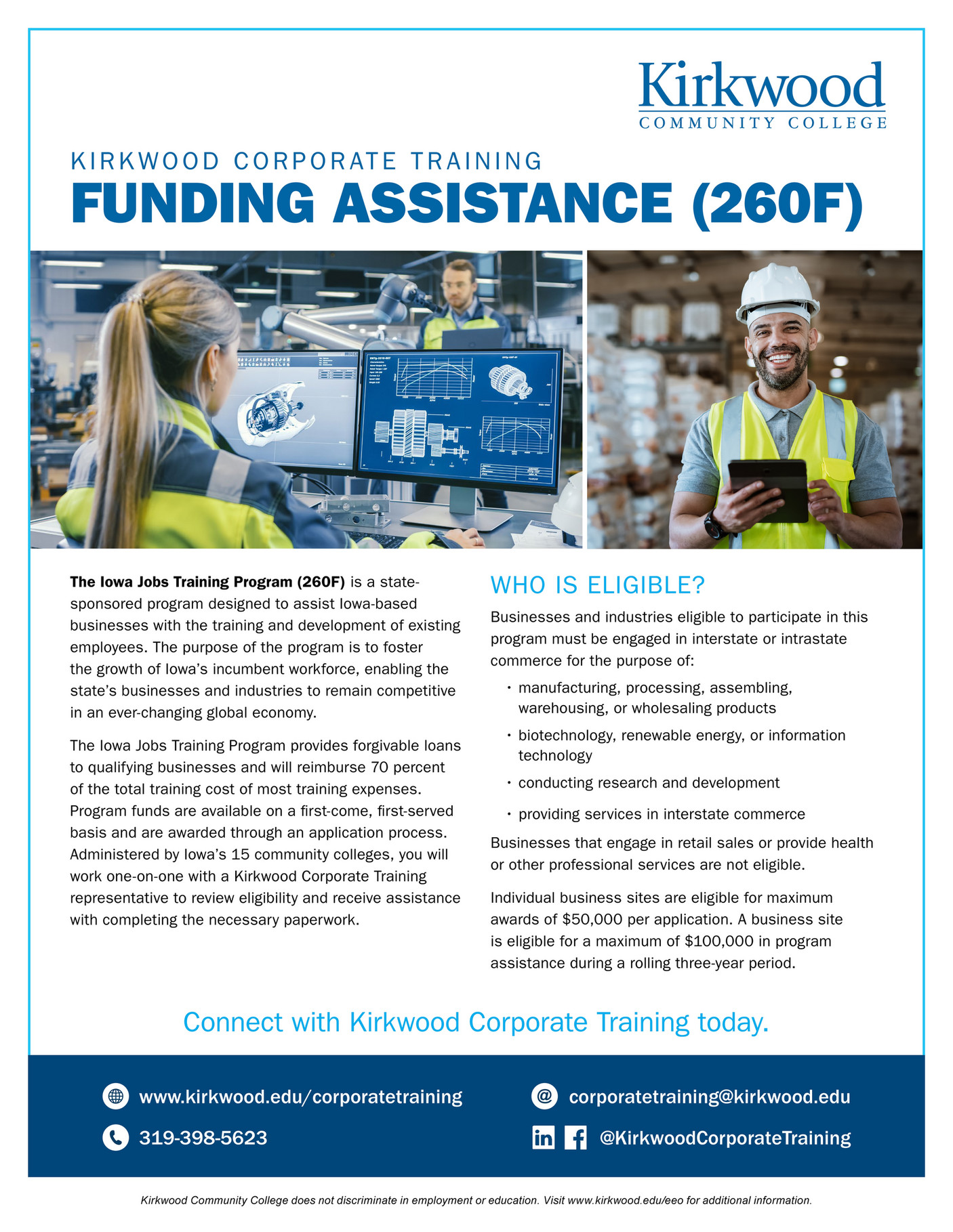 Kirkwood Community College - Kirkwood Corporate Training 260F - Page 1