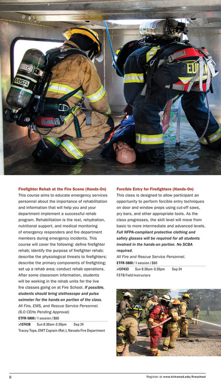 Window Cut Firefighting Kirkwood Community College - CITA-Kirkwood Fire School 2023 Brochure ...