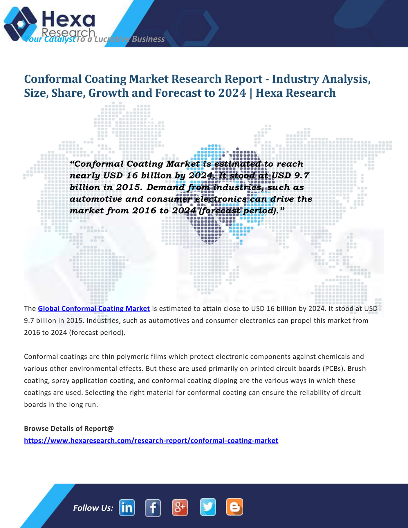 Grand View Research - Conformal Coating Industry Research, Analysis ...