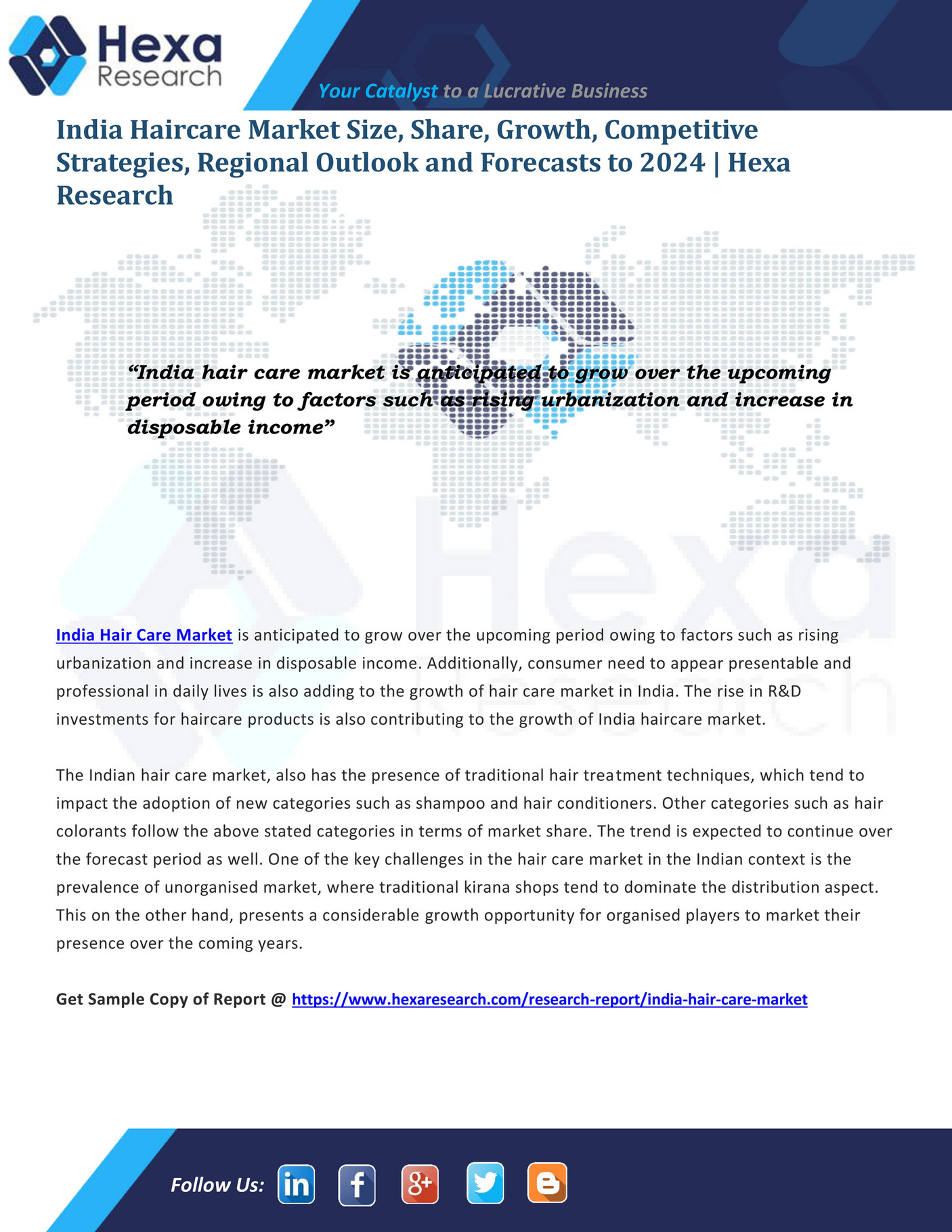 Grand View Research India Haircare Market Size Share Industry