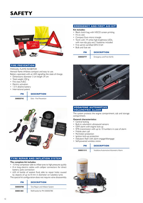 IVECO - New Daily ACCESSORIES CATALOGUE 2019 (EN) - Page 10-11 ...