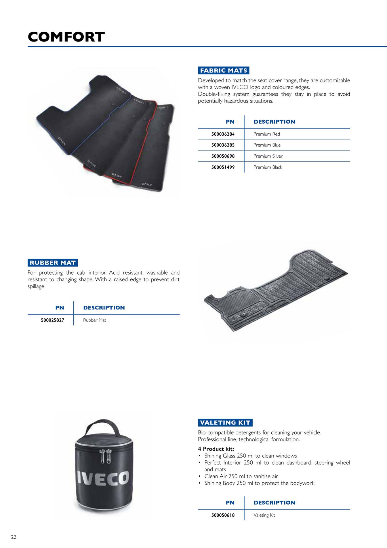 IVECO - New Daily ACCESSORIES CATALOGUE 2019 (EN) - Page 22-23 - Created  with