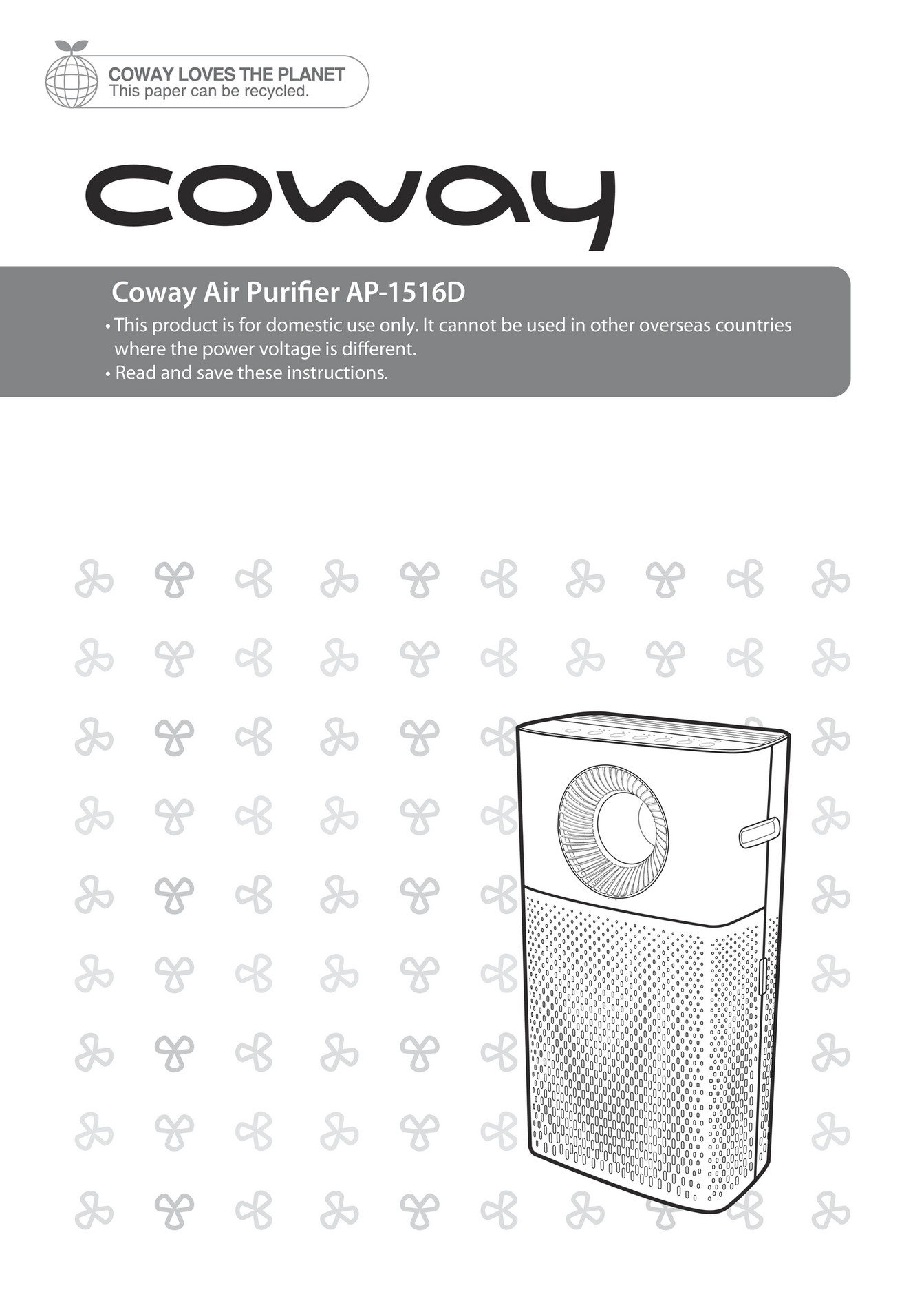 Coway Storm Air Purifier (AP1516D) User Manual Page 45 Created