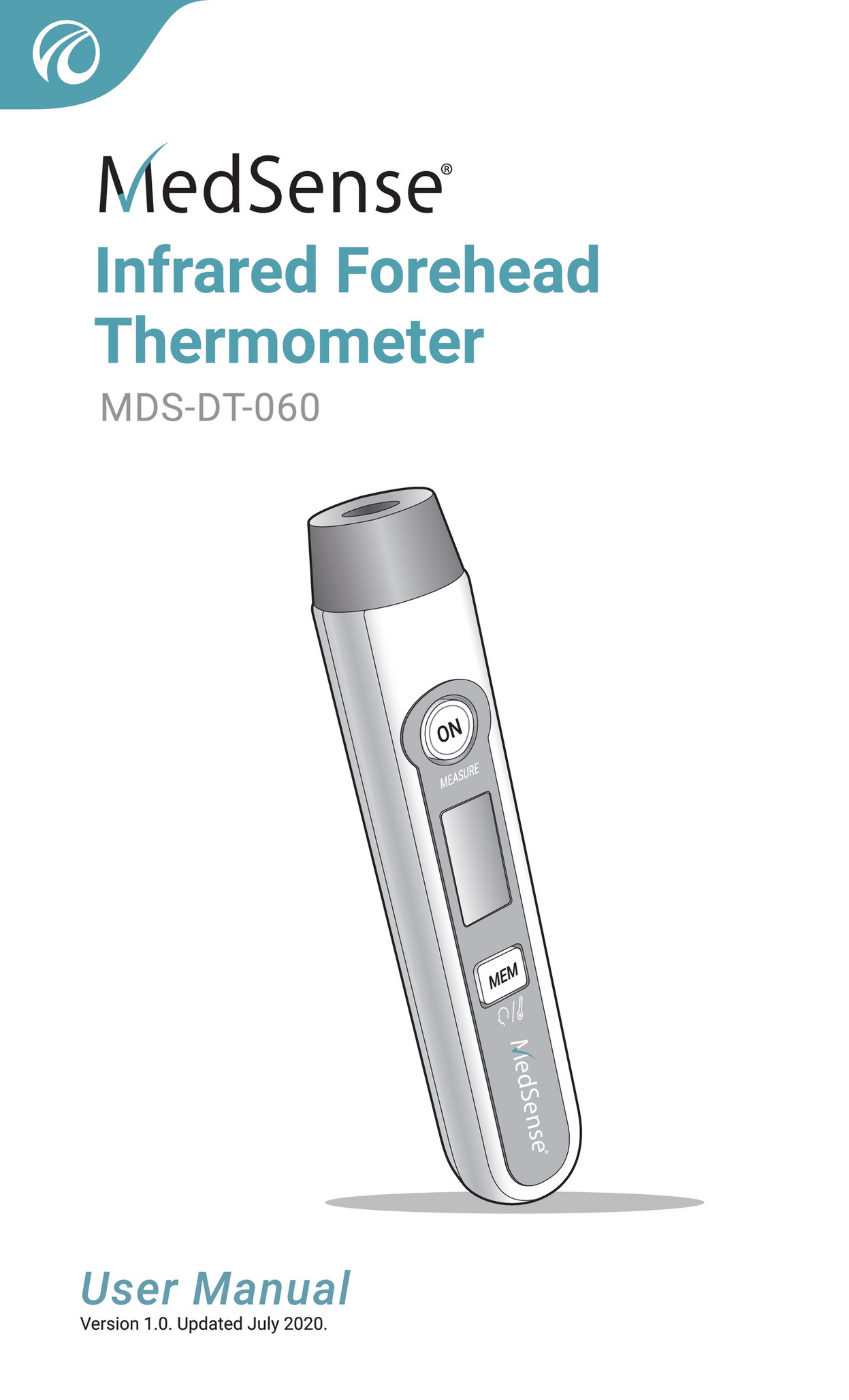 Andatech MedSense Infrared NonContact Forehead Thermometer DT060