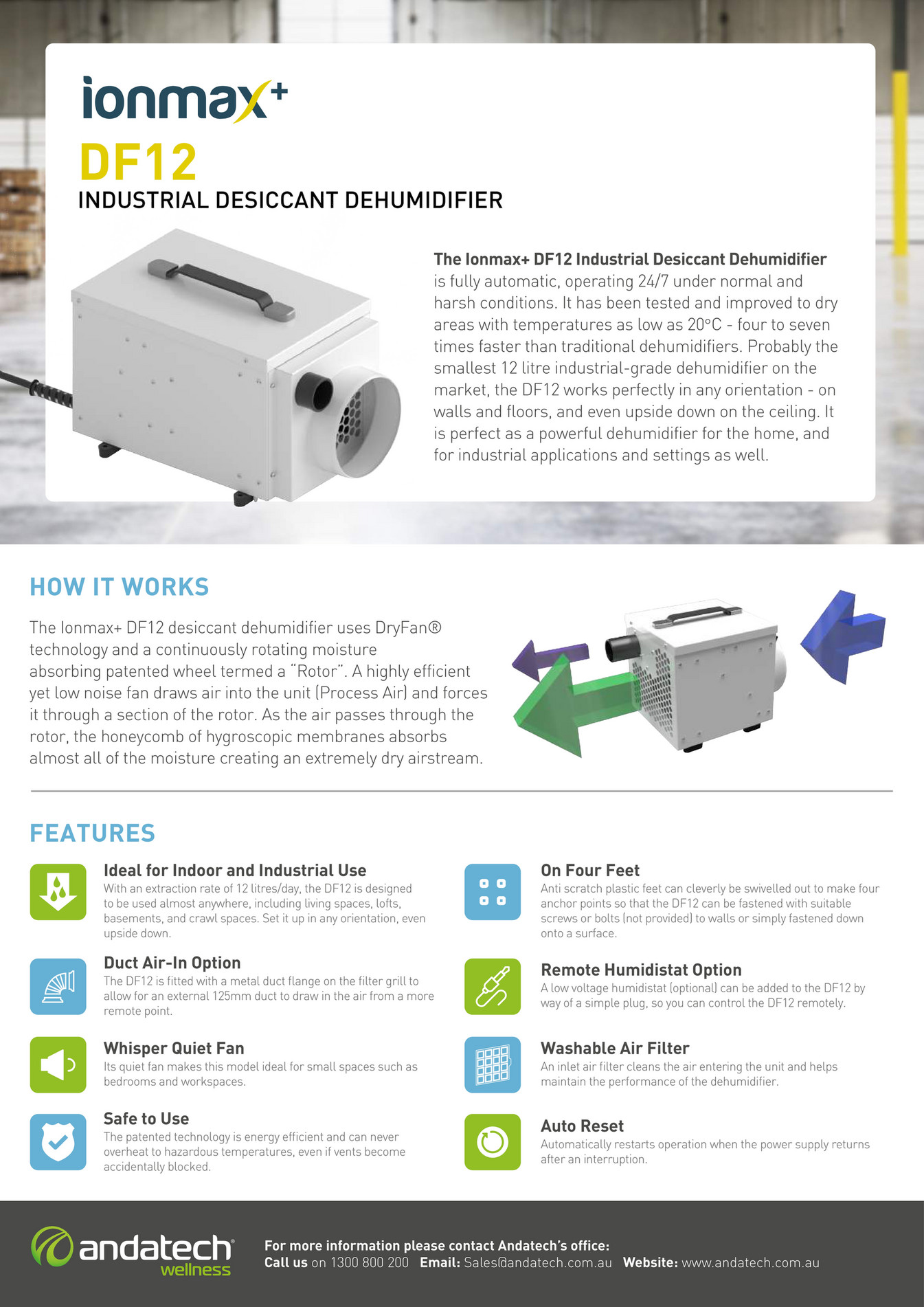 My Publications Ionmax Df12 Industrial Desiccant Dehumidifier Brochure Page 1 Created