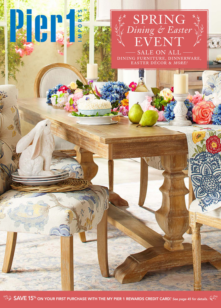 Pier 1 Imports April 2017 Mailer Page 1