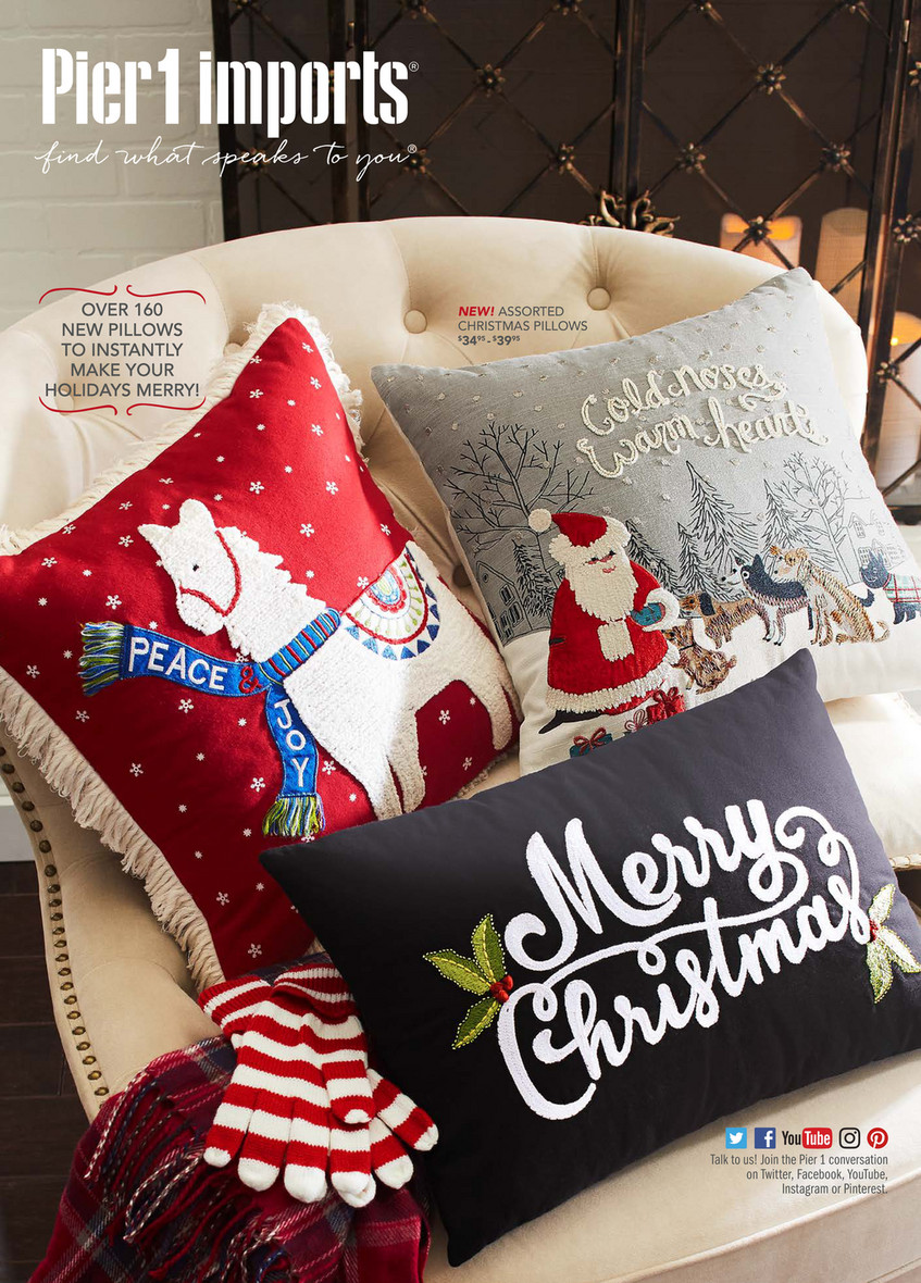Pier 1 Imports Best Holiday Ever Pier 1 November 2017 Mailer