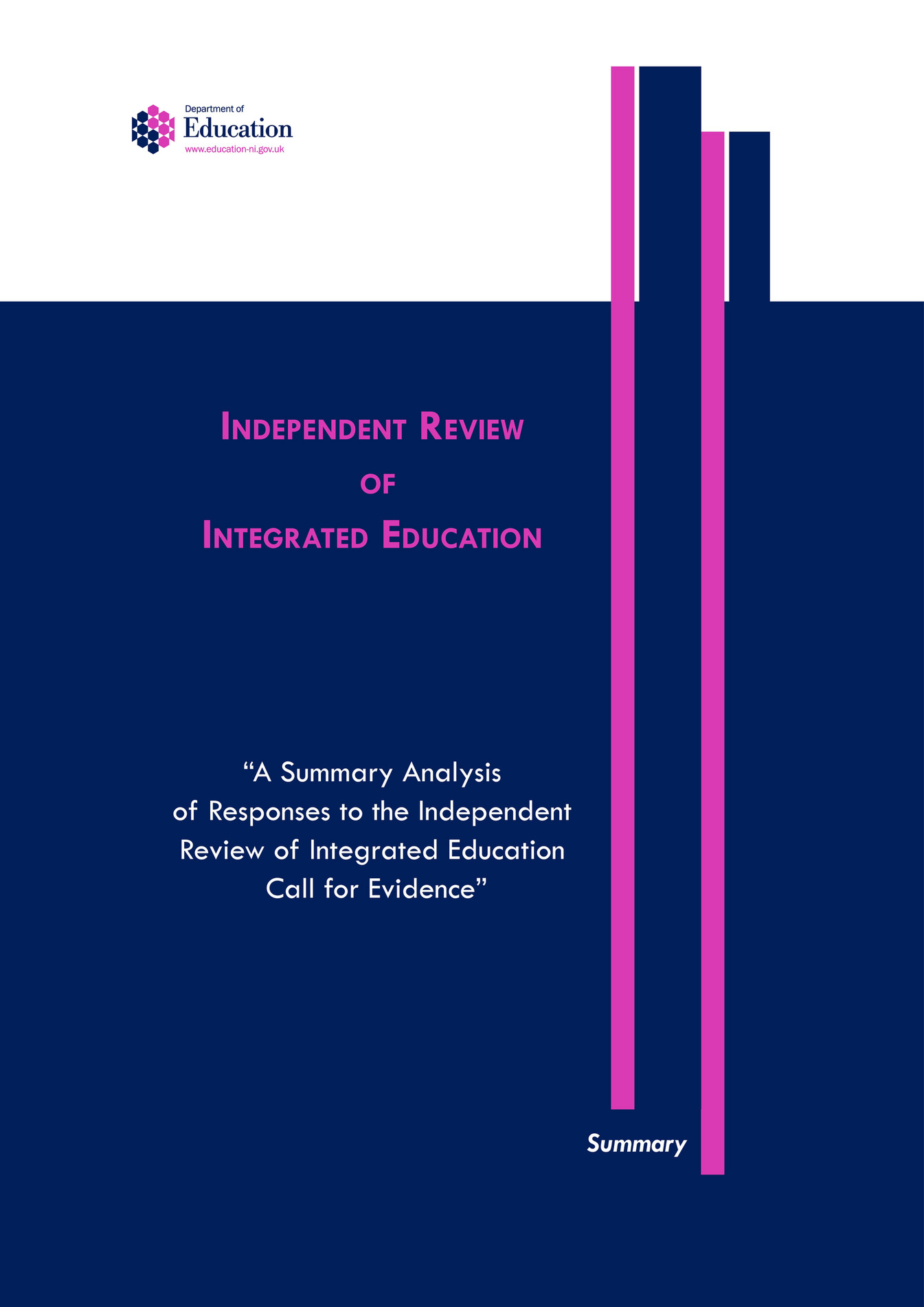 Integrated Education Fund - Independent Review Of Integrated Education ...