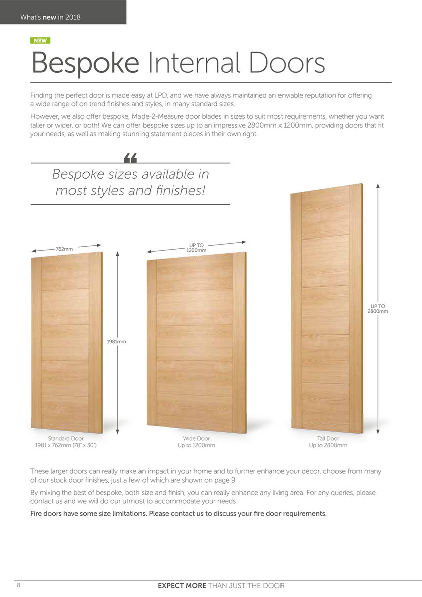Doors Floors Direct Ltd Lpd Brochure 2018 Page 8 9 Lpd Doors Brochure