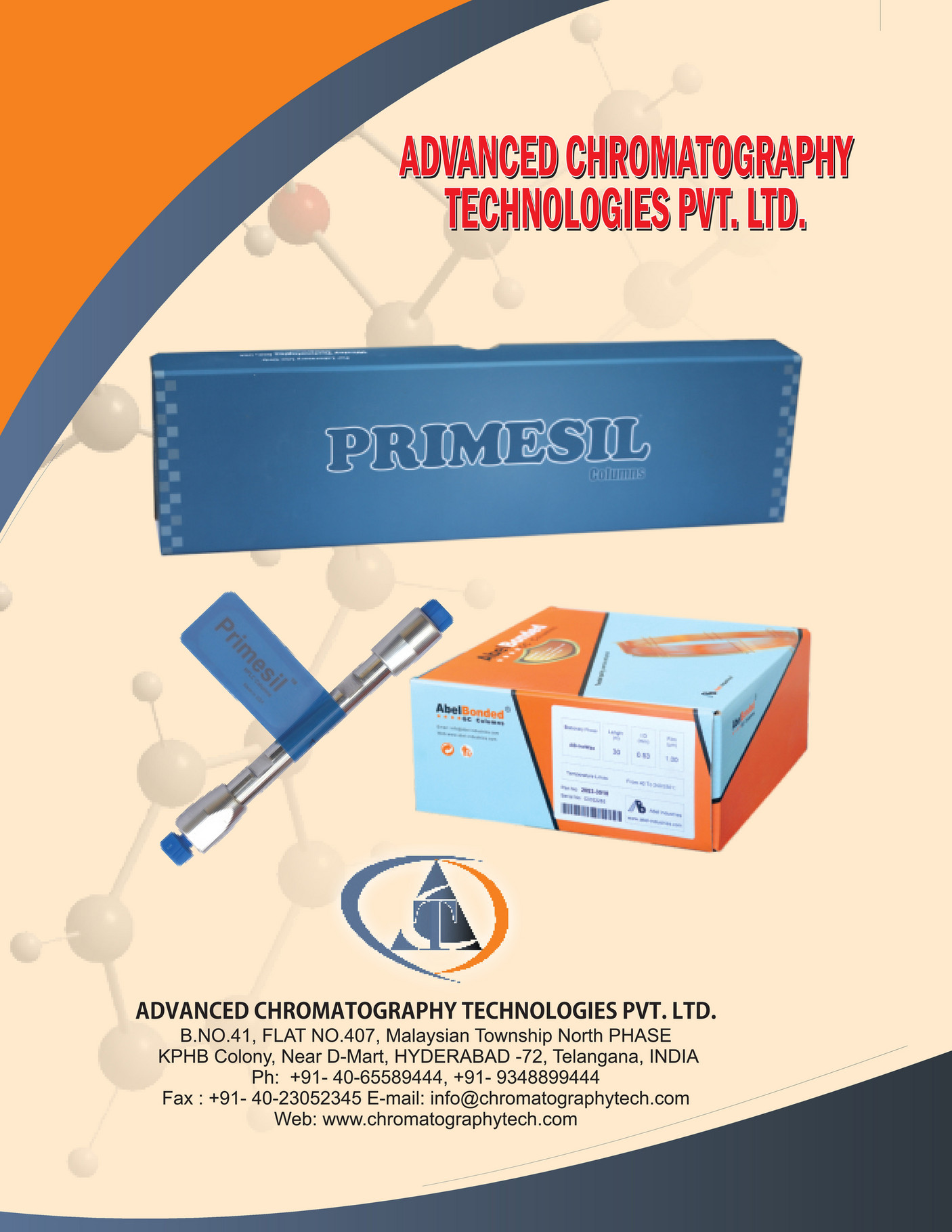 Advanced Chromatography Technologies Pvt Ltd advanced CHROMATOGRAPHY 2017 brochure Page 1