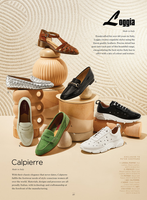 Peter Sheppard Peter Sheppard Footwear Spring/Summer 2022 Catalogue