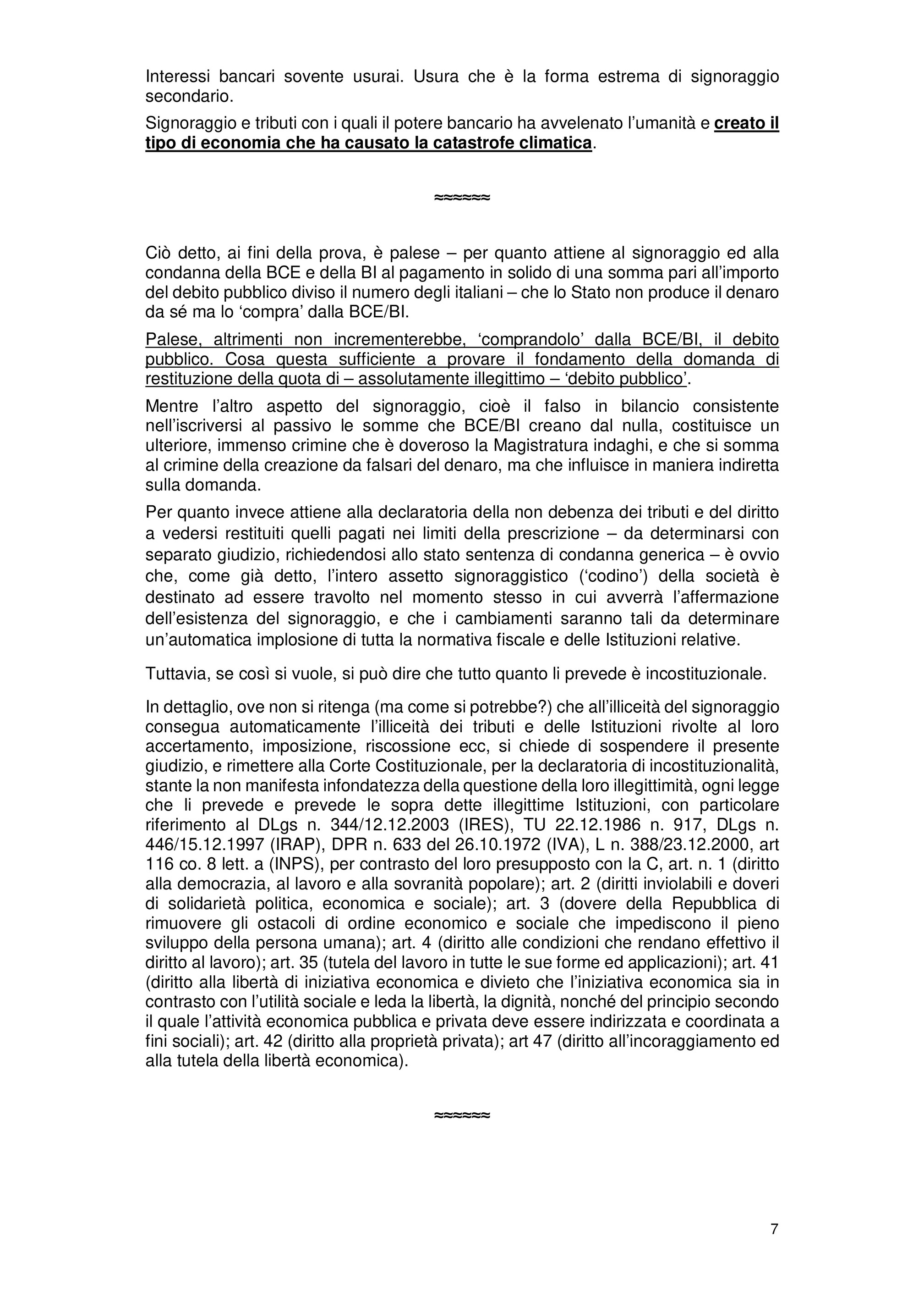 Causa MARRA contro BCE sul signoraggio -Atto di citazione - Page 3 -  Created with Publitas.com