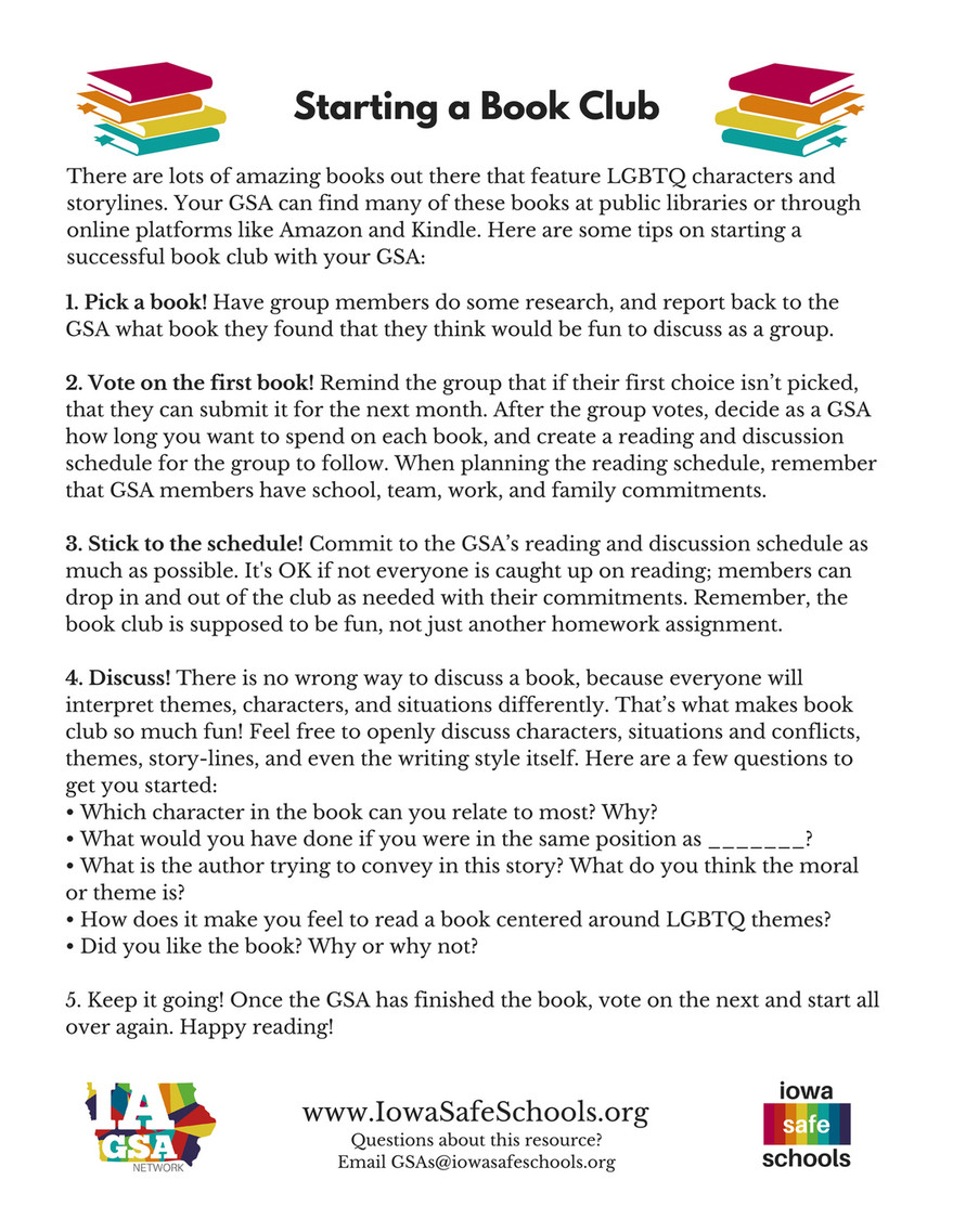 My publications - Starting a Book Club - Page 1 - Created with 