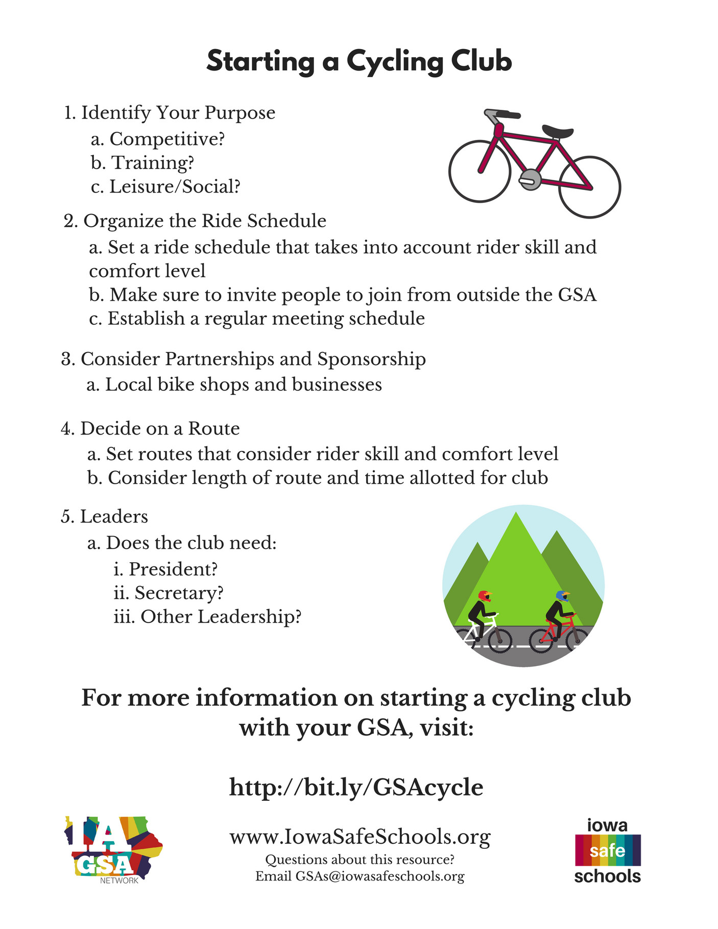 My Publications Starting A Cycling Club Page 1 Created With 