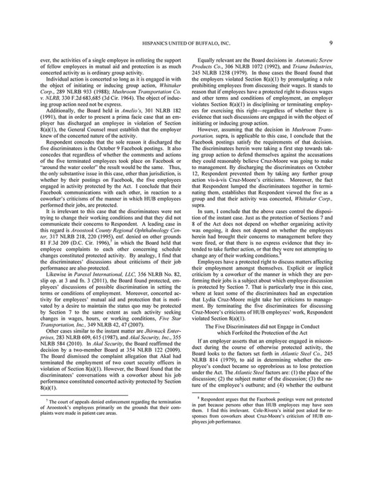 My publications - NLRB Board Decision 2 - Page 8-9 - Created with ...