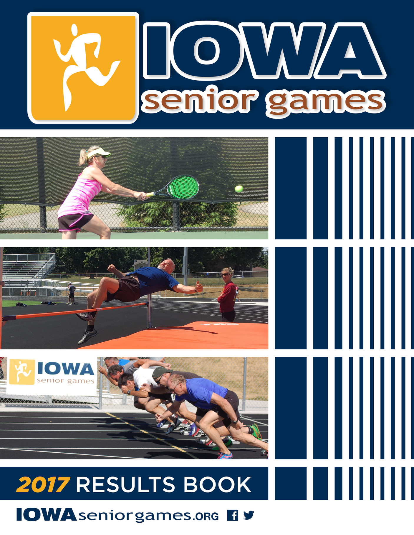 Iowa Sports Foundation 2017 Iowa Senior Games Results Book Page 1