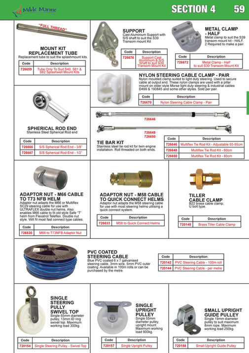 My publications Milde Marine Product Catalogue 2023/24 Section 4