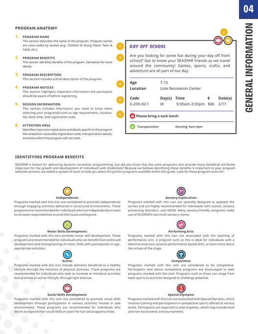 SEASPAR South East Special Recreation Association, - Page 6-7 - Created ...