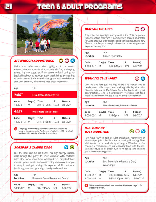 Program For Outing SEASPAR - SEASPAR 2026 Summer Program Guide - Page 22-23 - Created with ...
