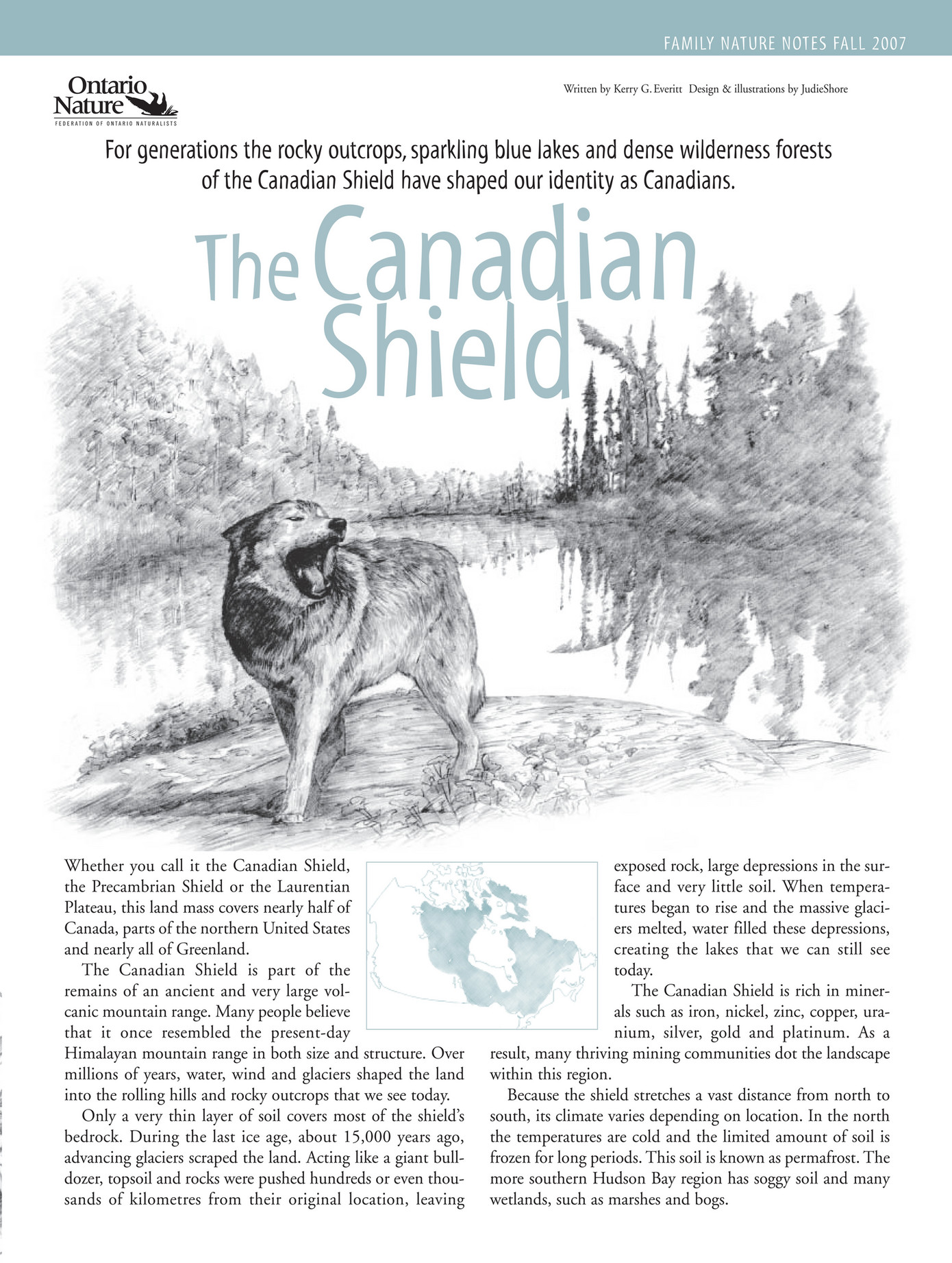 ON Nature magazine - 2007_fall_canadian_shield - Page 2-3