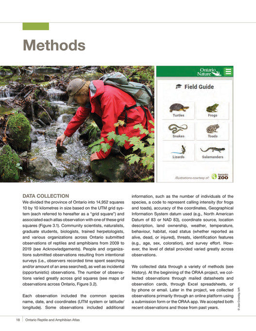 Ontario Reptile and Amphibian Atlas Publication - Page 20-21