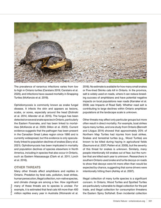Ontario Reptile and Amphibian Atlas Publication - Page 332-333