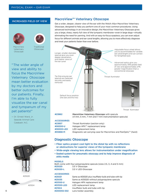 DLC Vet Pty Ltd Welch Allyn Veterinary Catalogue Page 67 Created